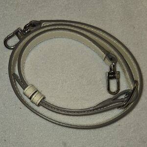 ​STAUD Luxury Leather Adjustable Handbag Strap - Silver Hardware